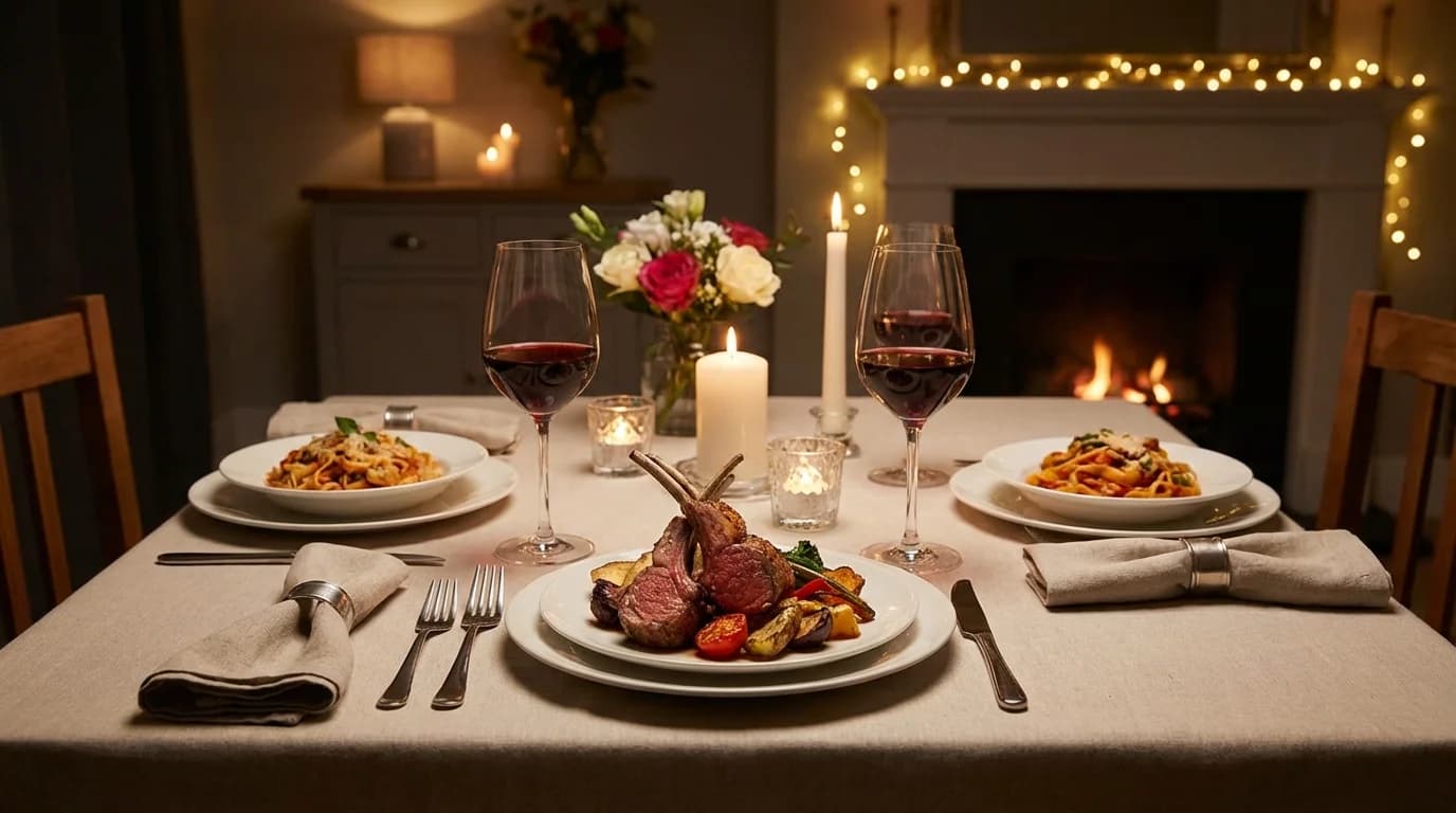 Date Night Dinners at Home: 40 Romantic Recipes for Couples