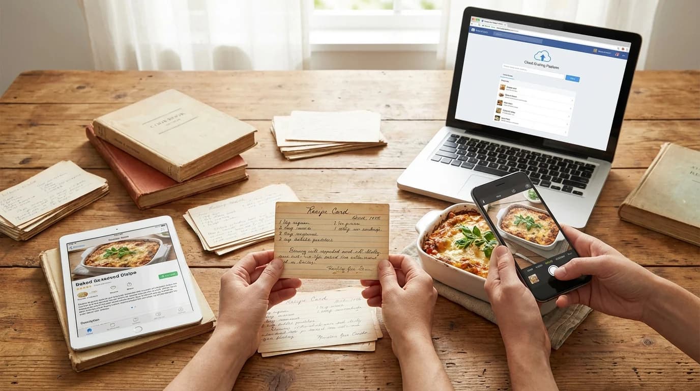 How to Share Family Recipes Online: Safe Methods for Preserving and Distributing Heritage Recipes