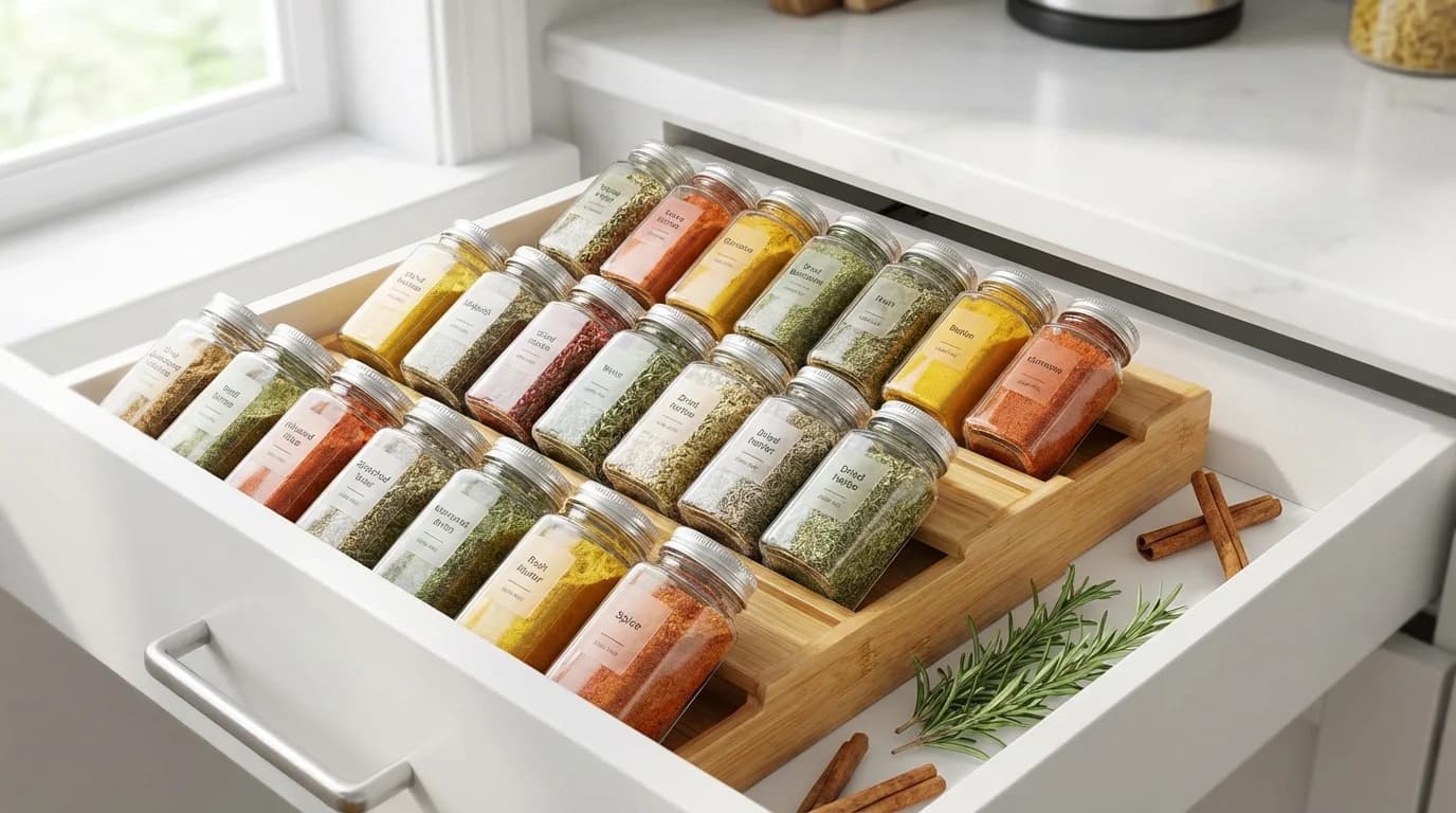 Spice Cabinet Organization: A Complete Guide to Finding Your Spices Fast