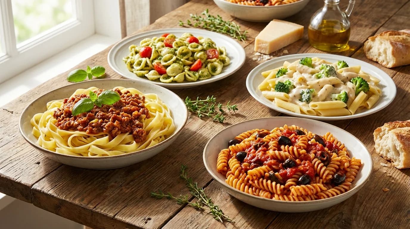 Types of Pasta Guide: Match the Right Shape to Your Sauce Every Time